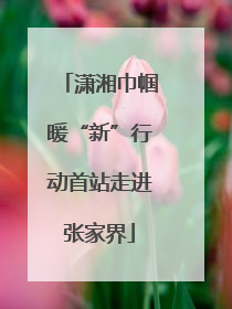潇湘巾帼暖“新”行动首站走进张家界