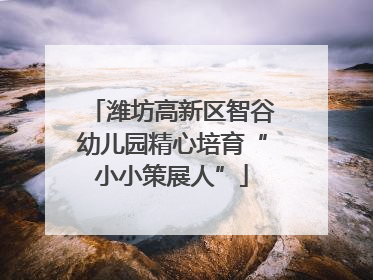 潍坊高新区智谷幼儿园精心培育“小小策展人”