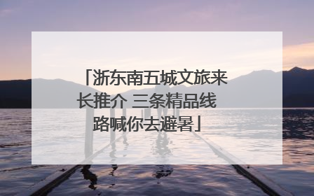 浙东南五城文旅来长推介 三条精品线路喊你去避暑
