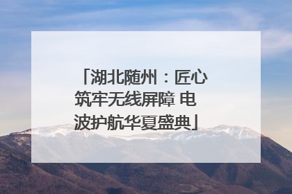 湖北随州：匠心筑牢无线屏障 电波护航华夏盛典