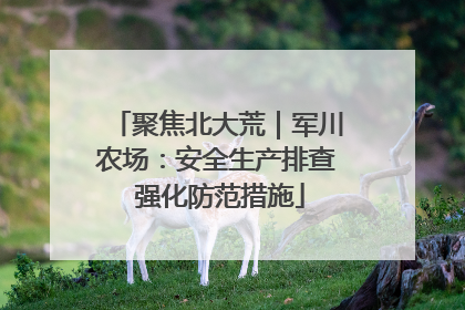 聚焦北大荒｜军川农场：安全生产排查 强化防范措施