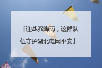 迎战强降雨，这群队伍守护湖北电网平安