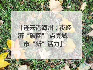 连云港海州：夜经济“破圈” 点亮城市“新”活力