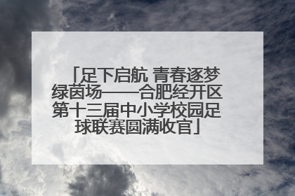 足下启航 青春逐梦绿茵场——合肥经开区第十三届中小学校园足球联赛圆满收官