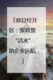 郏县经开区：聚政策“活水” 助企业远航