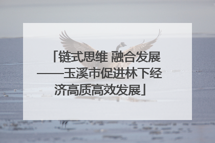 链式思维 融合发展——玉溪市促进林下经济高质高效发展