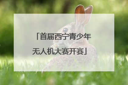 首届西宁青少年无人机大赛开赛