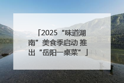 2025“味道湖南”美食季启动 推出“岳阳一桌菜”