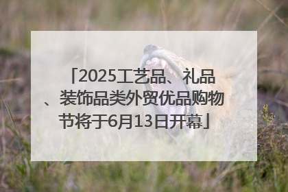 2025工艺品、礼品、装饰品类外贸优品购物节将于6月13日开幕