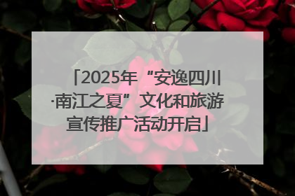 2025年“安逸四川·南江之夏”文化和旅游宣传推广活动开启