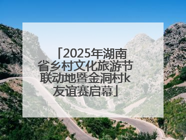 2025年湖南省乡村文化旅游节联动地暨金洞村k友谊赛启幕