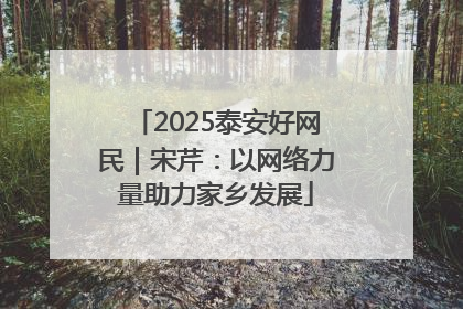 2025泰安好网民｜宋芹：以网络力量助力家乡发展