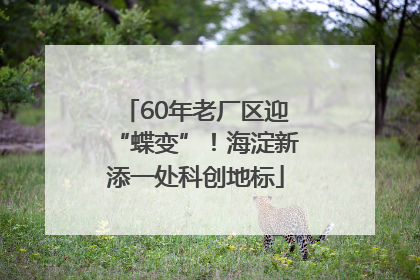 60年老厂区迎“蝶变”！海淀新添一处科创地标